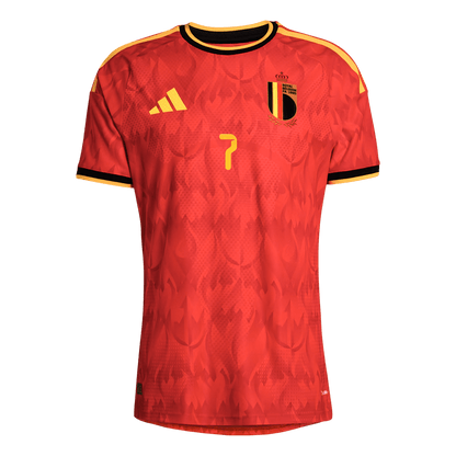 DE BRUYNE #7 België Thuis Spelersversie Voetbalshirt WK Voetbal 2026 - Slim Fit - foto 9
