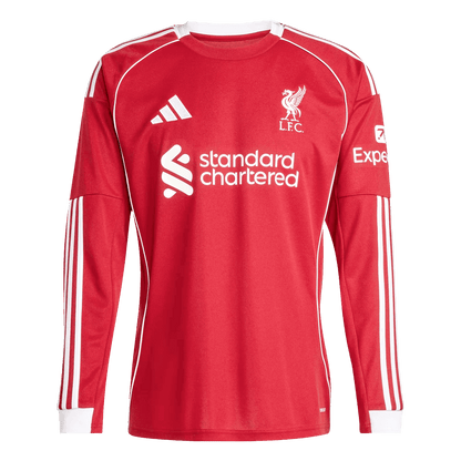 Heren Liverpool Thuis Lange Mouwen Voetbalshirt 2025/26