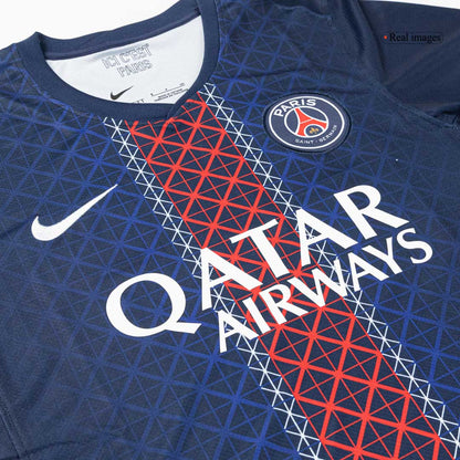 KVARATSKHELIA #7 Heren PSG Thuis Voetbalshirt 2025/26 [PREMIUM] - model