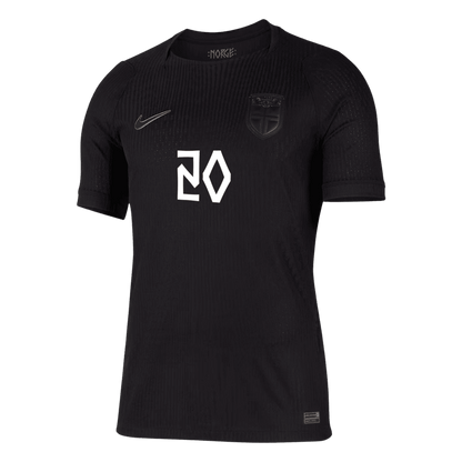 NUSA #20 Noorwegen Uit Spelersversie Voetbalshirt WK Voetbal 2026 - Slim Fit - achterkant