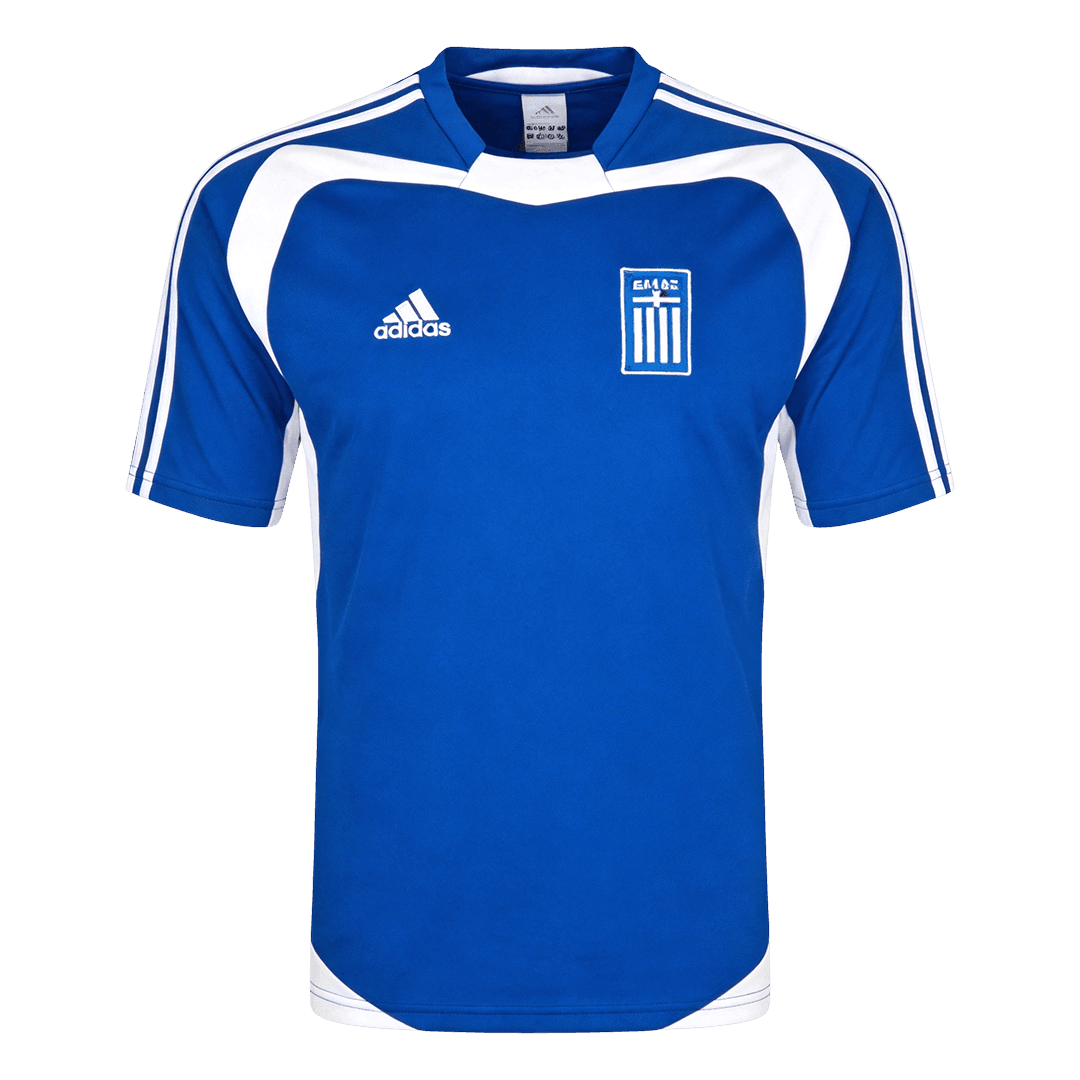 Retro Griekenland Thuis Voetbalshirt 2004 - voorkant