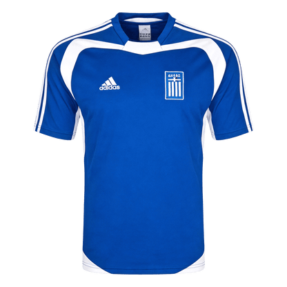 Retro Griekenland Thuis Voetbalshirt 2004 - voorkant
