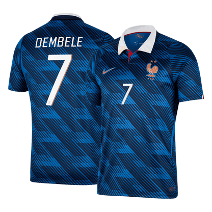DEMBELE #7 Heren Frankrijk Thuis Voetbalshirt WK Voetbal 2026 - voorkant