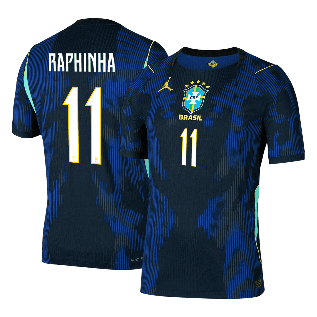 RAPHINHA #11 Brazilië Spelersversie uitshirt WK Voetbal 2026 - slim fit