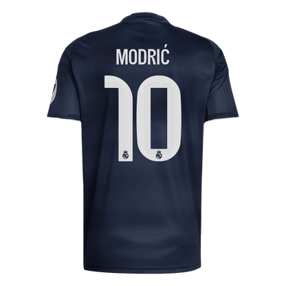 MODRIĆ #10 Heren Real Madrid Uit Voetbalshirt 2025/26 - close-up