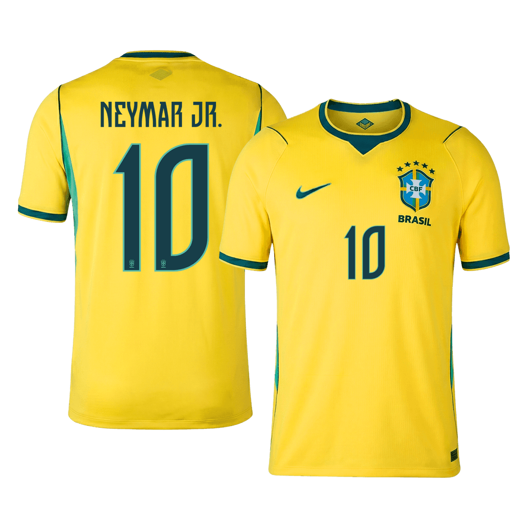 NEYMAR JR. #10 Heren Brazilië thuisshirt WK Voetbal 2026