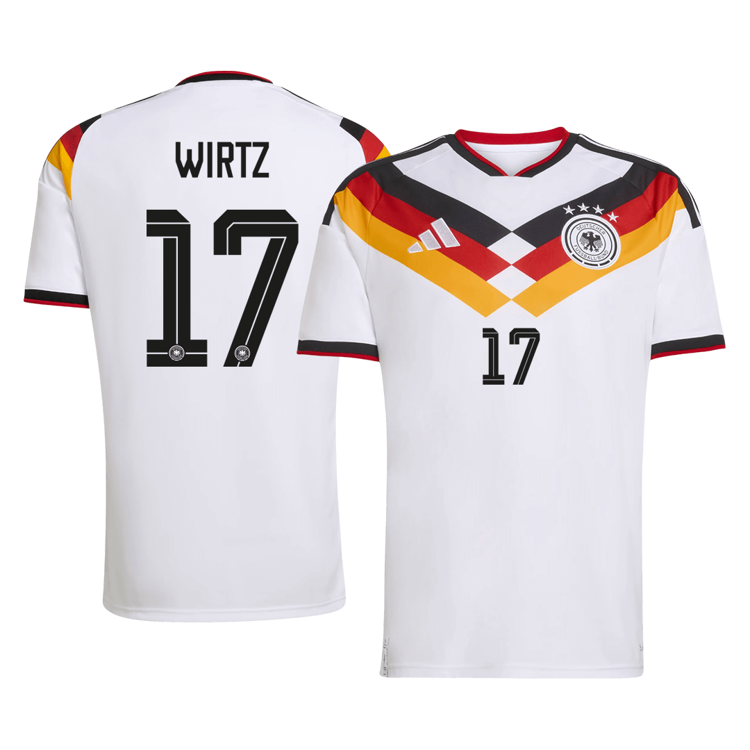 WIRTZ #17 Heren Duitsland Thuis Voetbalshirt 2026