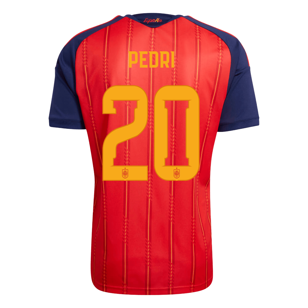 PEDRI #20 Heren Spanje thuisshirt 2026 [PREMIUM]