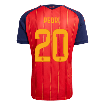 PEDRI #20 Heren Spanje thuisshirt 2026 [PREMIUM]