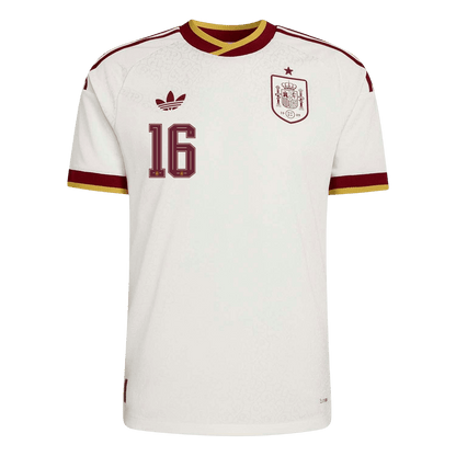 RODRIGO #16 Spanje Spelersversie uitshirt WK Voetbal 2026 - slim fit