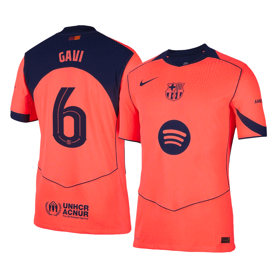 GAVI #6 Barcelona Derde Spelersversie Voetbalshirt 2025/26 - UCL - Slim Fit