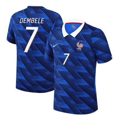 DEMBELE #7 Frankrijk Thuis Spelersversie Voetbalshirt WK Voetbal 2026 - Slim Fit - voorkant