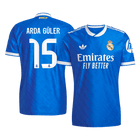 ARDA GÜLER #15 Real Madrid Spelersversie derdeshirt 2025/26 - slim fit