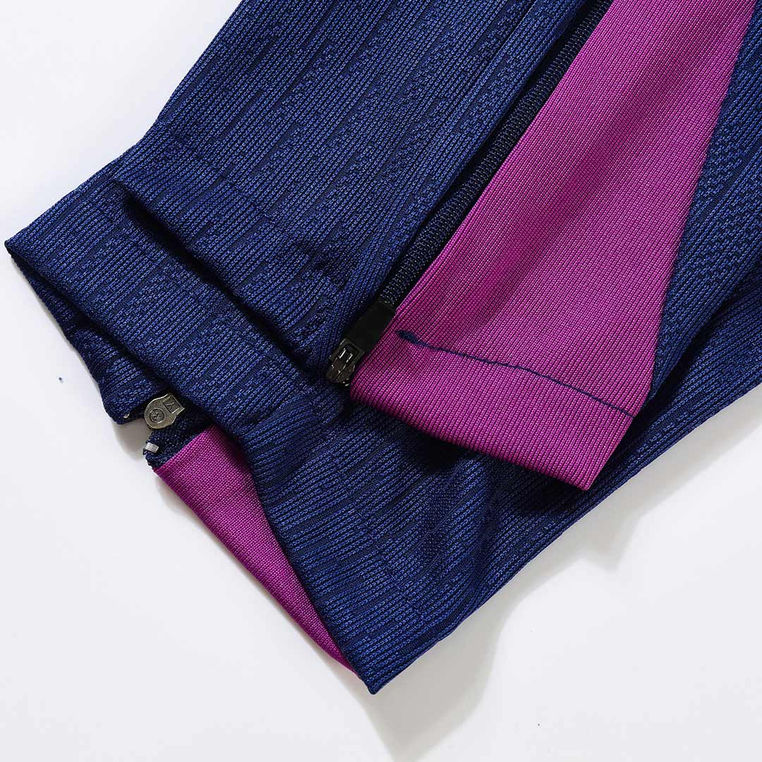 Barcelona Joggingpak met rit Set(top+broek) 2025/26 Purple - model