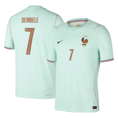 DEMBELE #7 Frankrijk Uit Spelersversie Voetbalshirt WK Voetbal 2026 - Slim Fit - voorkant