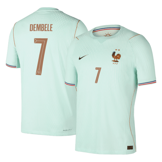 DEMBELE #7 Frankrijk Uit Spelersversie Voetbalshirt WK Voetbal 2026 - Slim Fit - voorkant