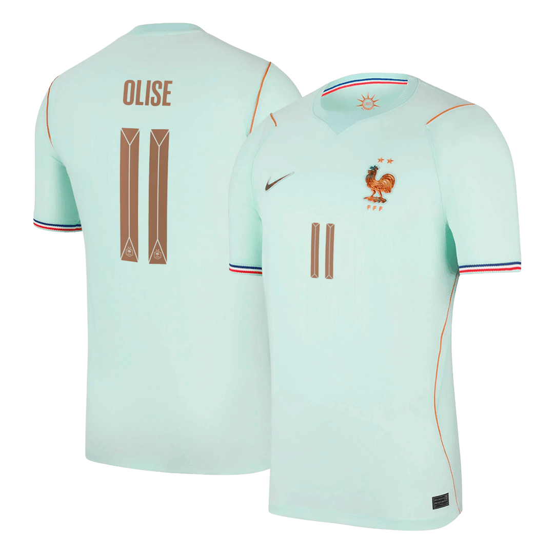 OLISE #11 Heren Frankrijk Uit Voetbalshirt WK Voetbal 2026 - voorkant