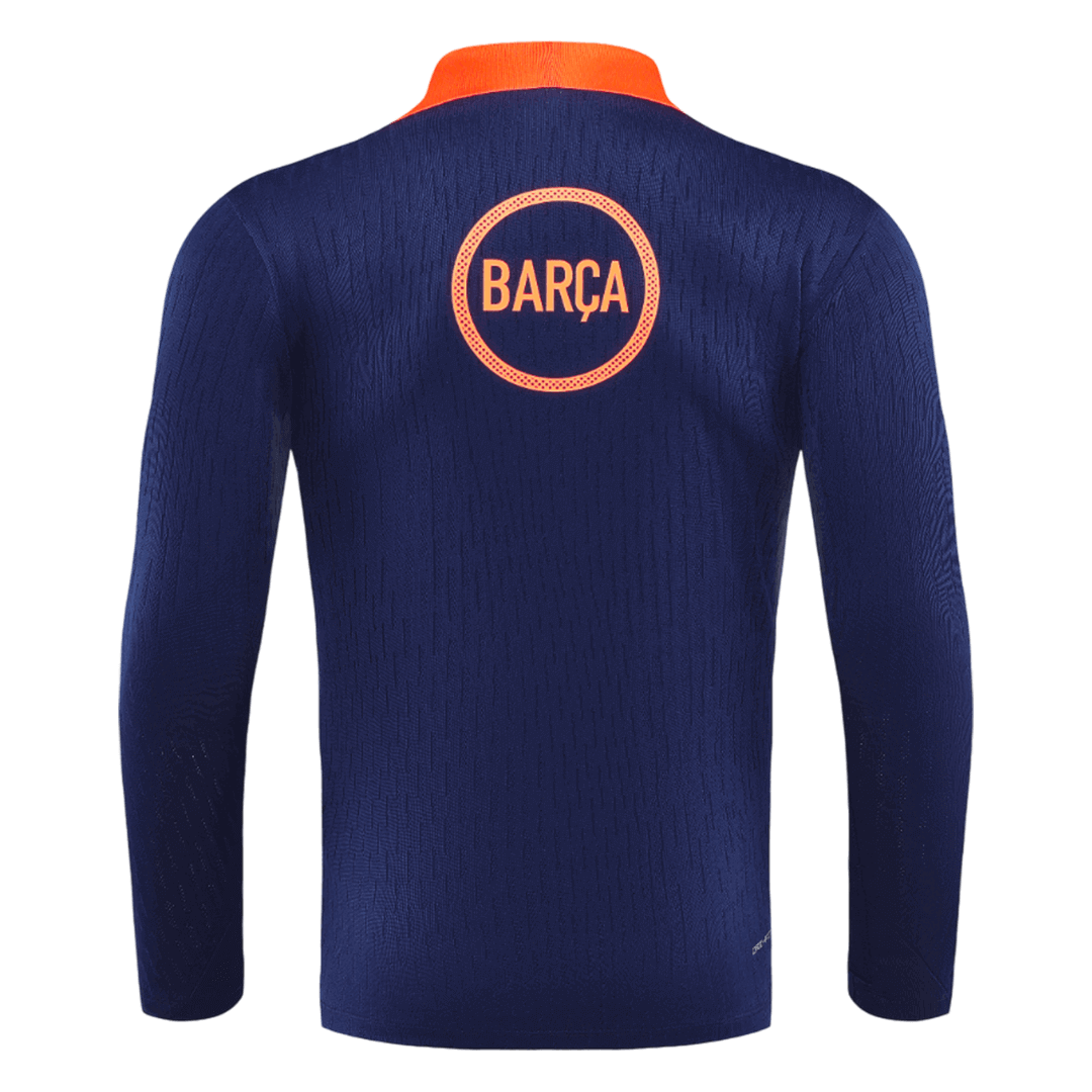 Barcelona Joggingpak met rit Set(top+broek) 2025/26 Black&Orange - foto 22