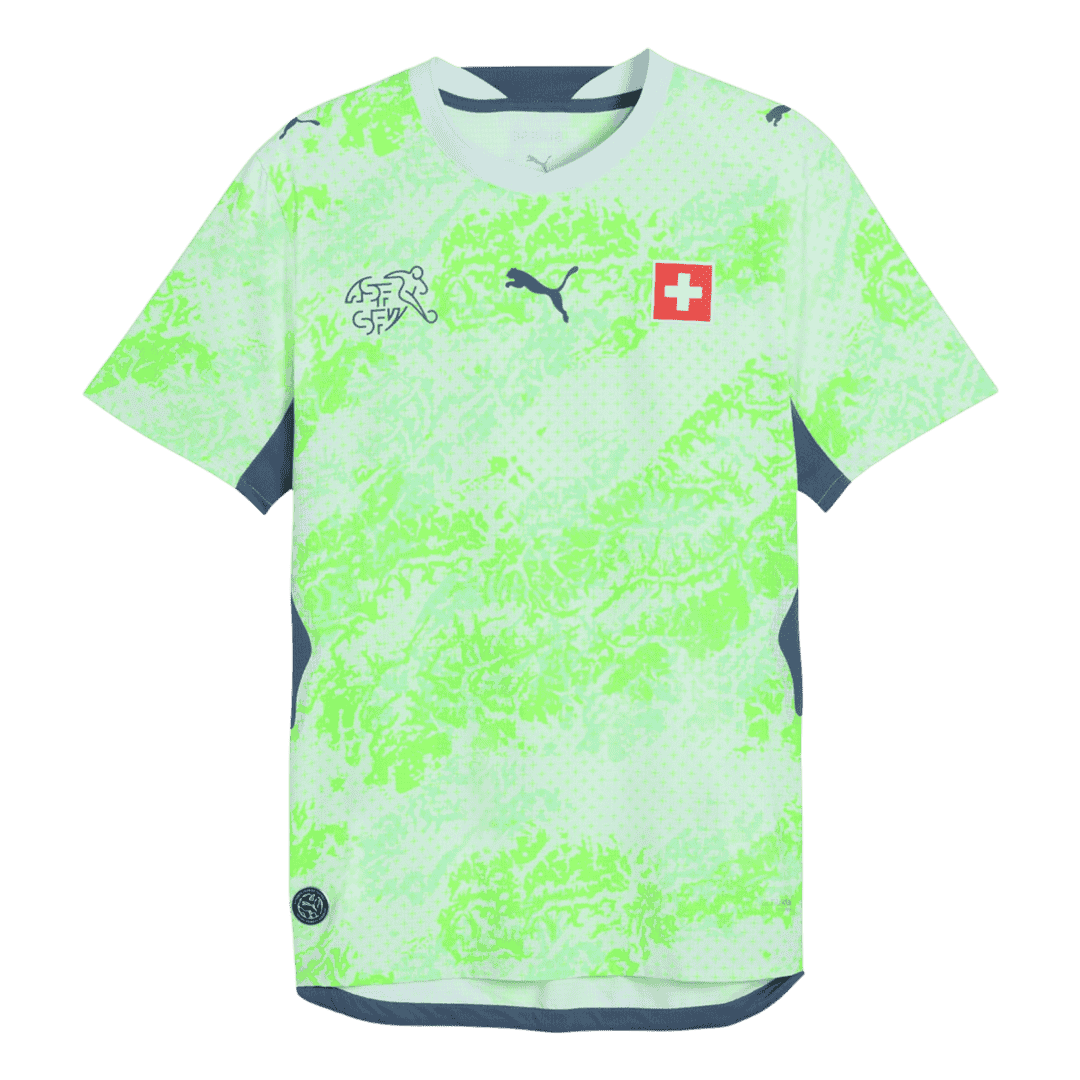 Heren Zwitserland Uit Voetbalshirt WK Voetbal 2026 - voorkant