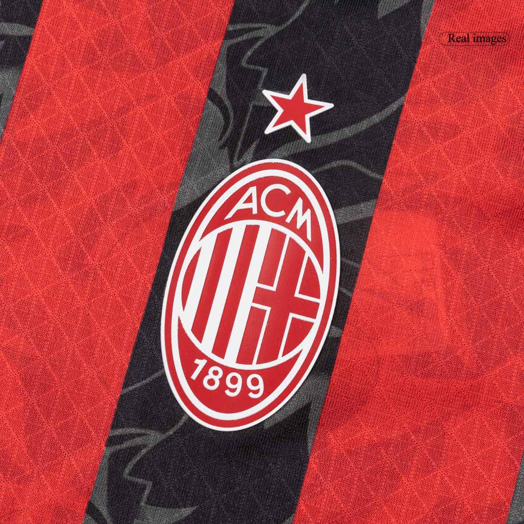 AC Milan Thuis Spelersversie Voetbalshirt 2025/26 - Slim Fit - foto 9