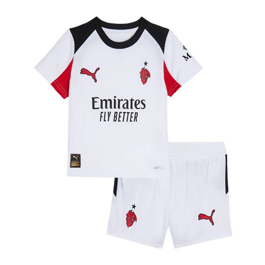Kinder AC Milan Uit Tenue 2025/26 football shirt