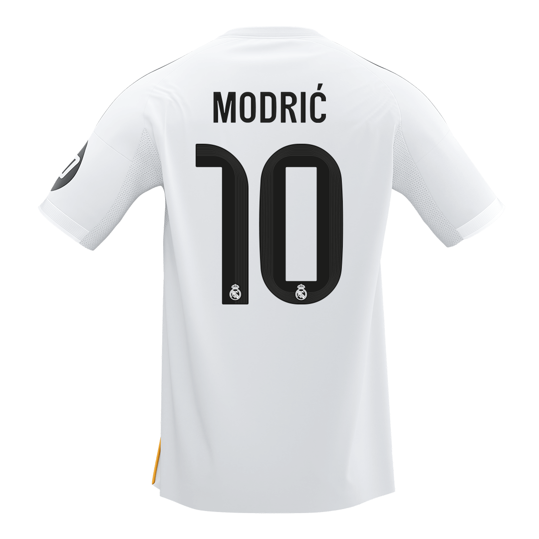 MODRIĆ #10 Heren Real Madrid Thuis Voetbalshirt 2025/26 [PREMIUM] - achterkant