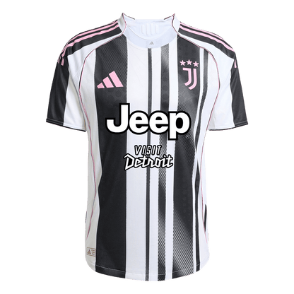 KALULU #15 Juventus Thuis Spelersversie Voetbalshirt 2025/26 - Slim Fit - detail