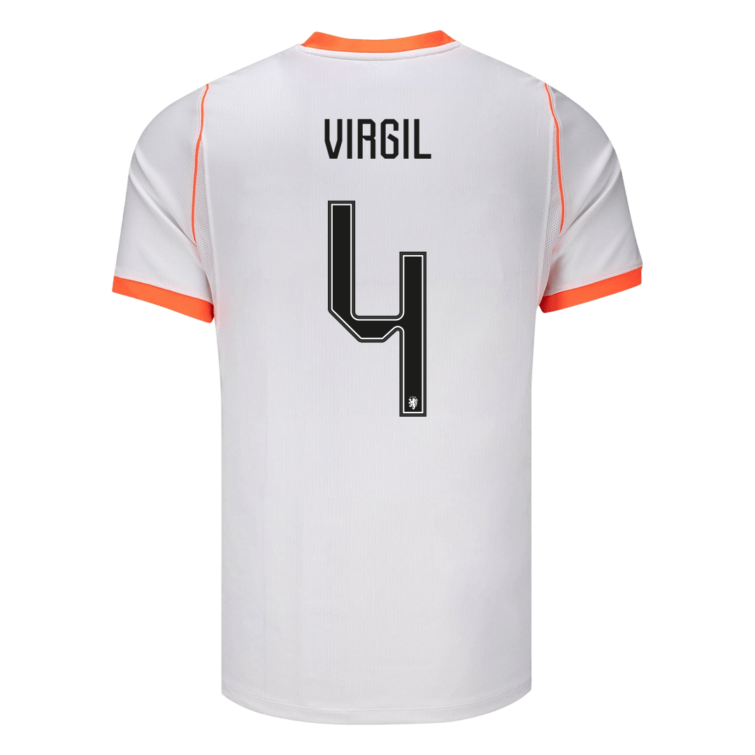 VIRGIL #4 Heren Nederland uitshirt WK Voetbal 2026