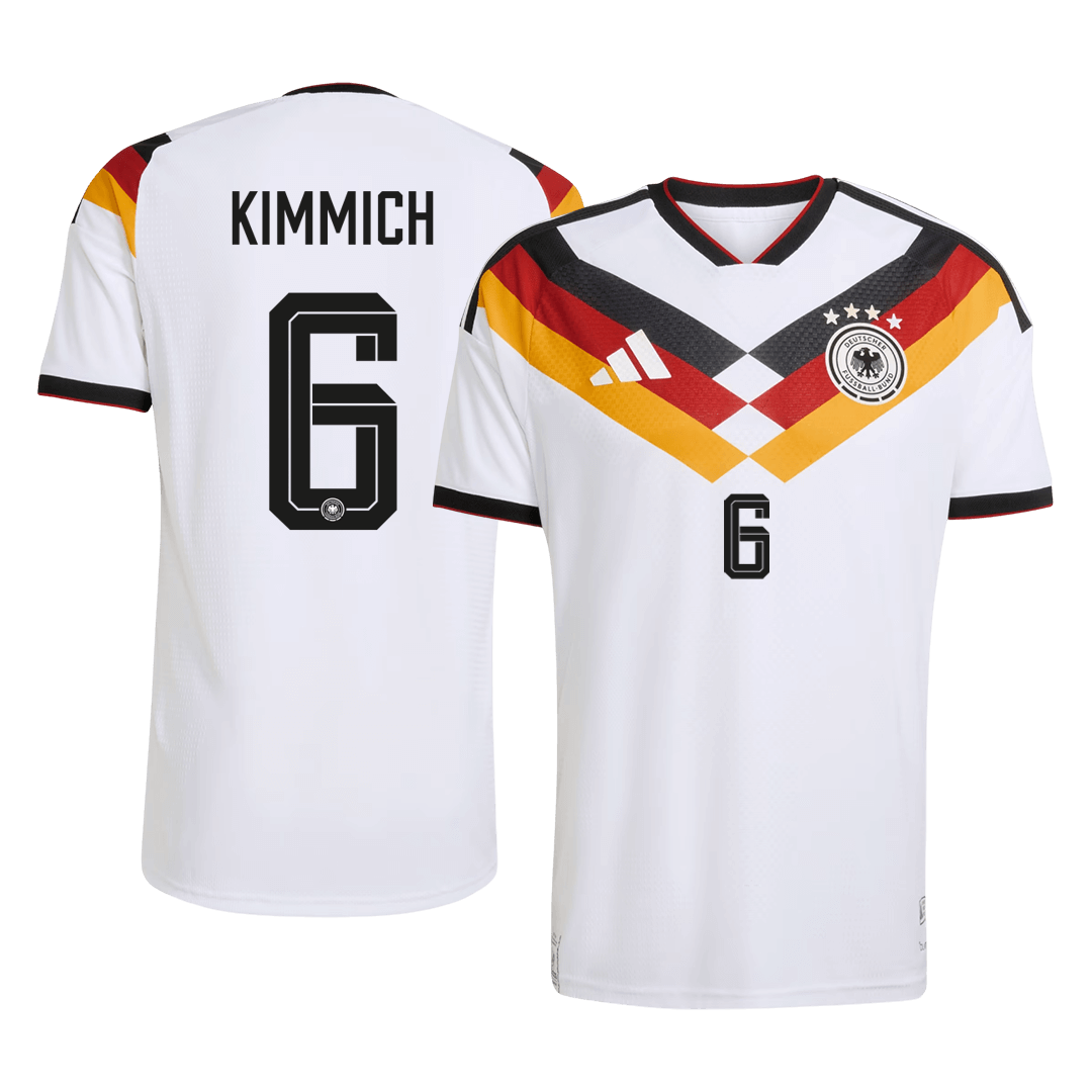 KIMMICH #6 Duitsland Thuis Spelersversie Voetbalshirt 2026 - Slim Fit