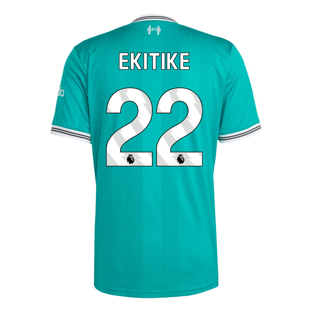 EKITIKE #22 Heren Liverpool Derde Voetbalshirt 2025/26 - achterkant