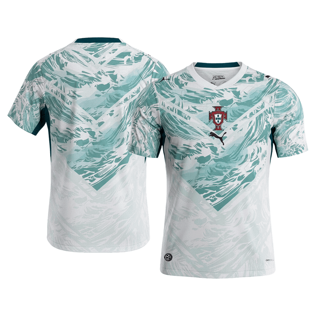 Heren Portugal Uit Voetbalshirt WK Voetbal 2026 - detail