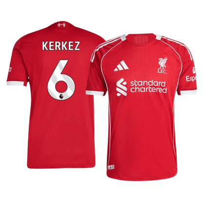 KERKEZ #6 Liverpool Thuis Spelersversie Voetbalshirt 2025/26 - Slim Fit