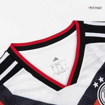 KIMMICH #6 Duitsland Thuis Spelersversie Voetbalshirt WK Voetbal 2026 - Slim Fit - zijkant