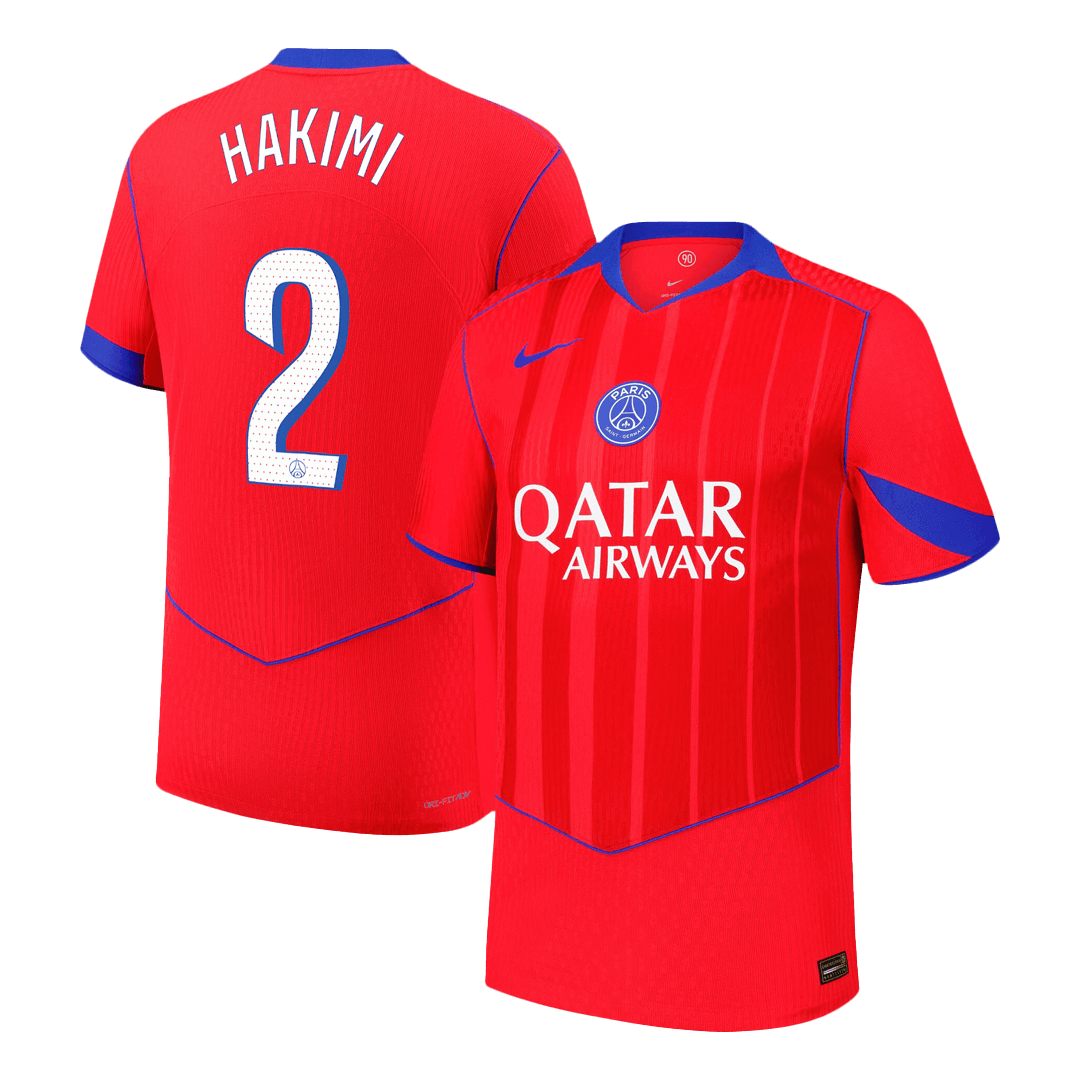 HAKIMI #2 PSG Derde Spelersversie Voetbalshirt 2025/26 - Slim Fit