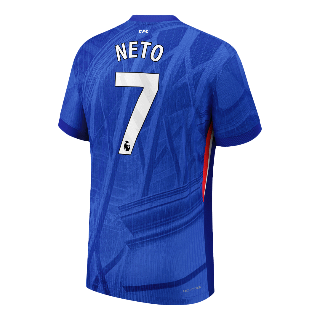 NETO #7 Chelsea Thuis Spelersversie Voetbalshirt 2025/26 - Slim Fit - foto 11