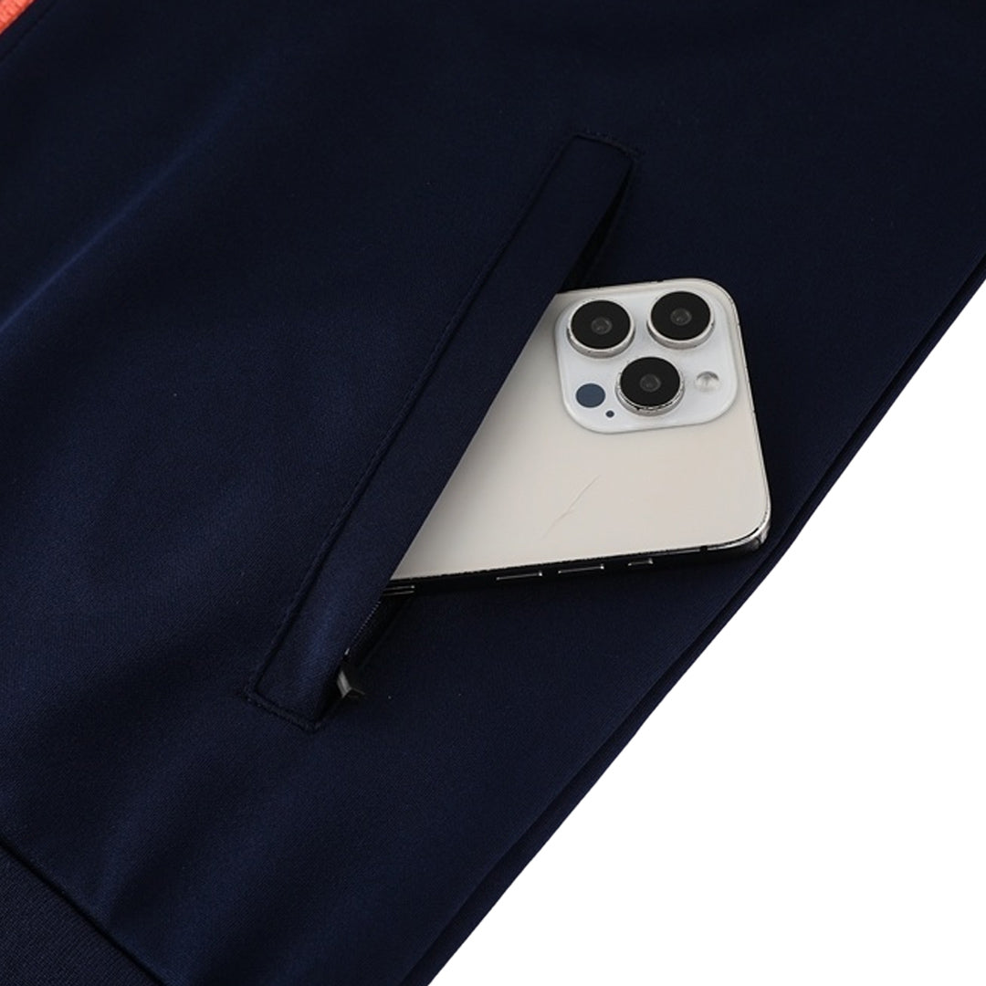 Barcelona Trainingsjack Set(Jas+Broek) 2025/26 Navy&Orange - foto 11