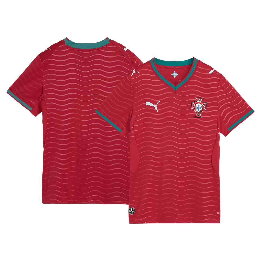 Dames Portugal Thuis Voetbalshirt 2026 - achterkant