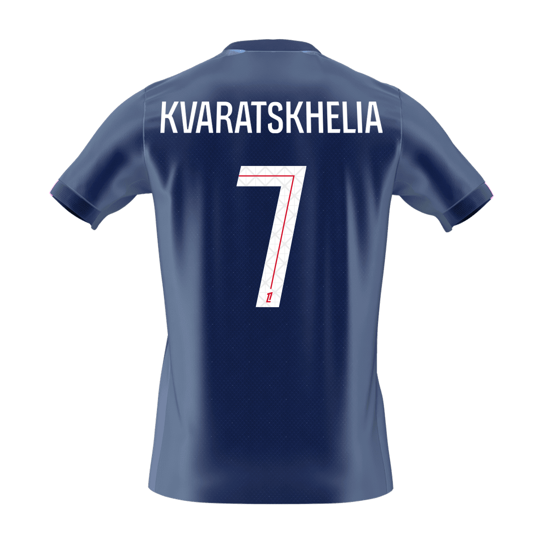 KVARATSKHELIA #7 Heren PSG Thuis Voetbalshirt 2025/26 [PREMIUM] - extra