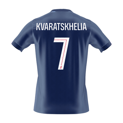 KVARATSKHELIA #7 Heren PSG Thuis Voetbalshirt 2025/26 [PREMIUM] - extra