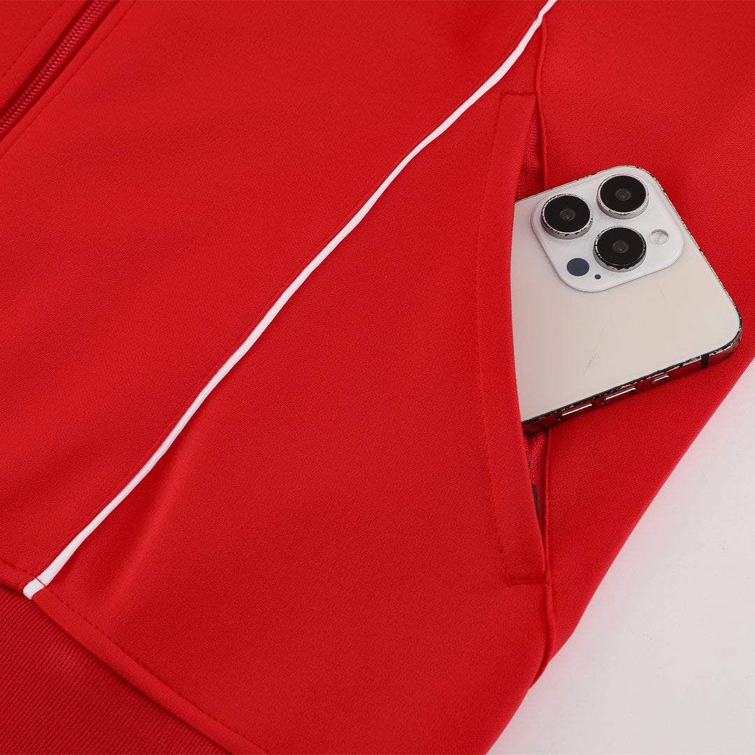 Bayern Munich Trainingsjack 2025/26 Red - zijkant