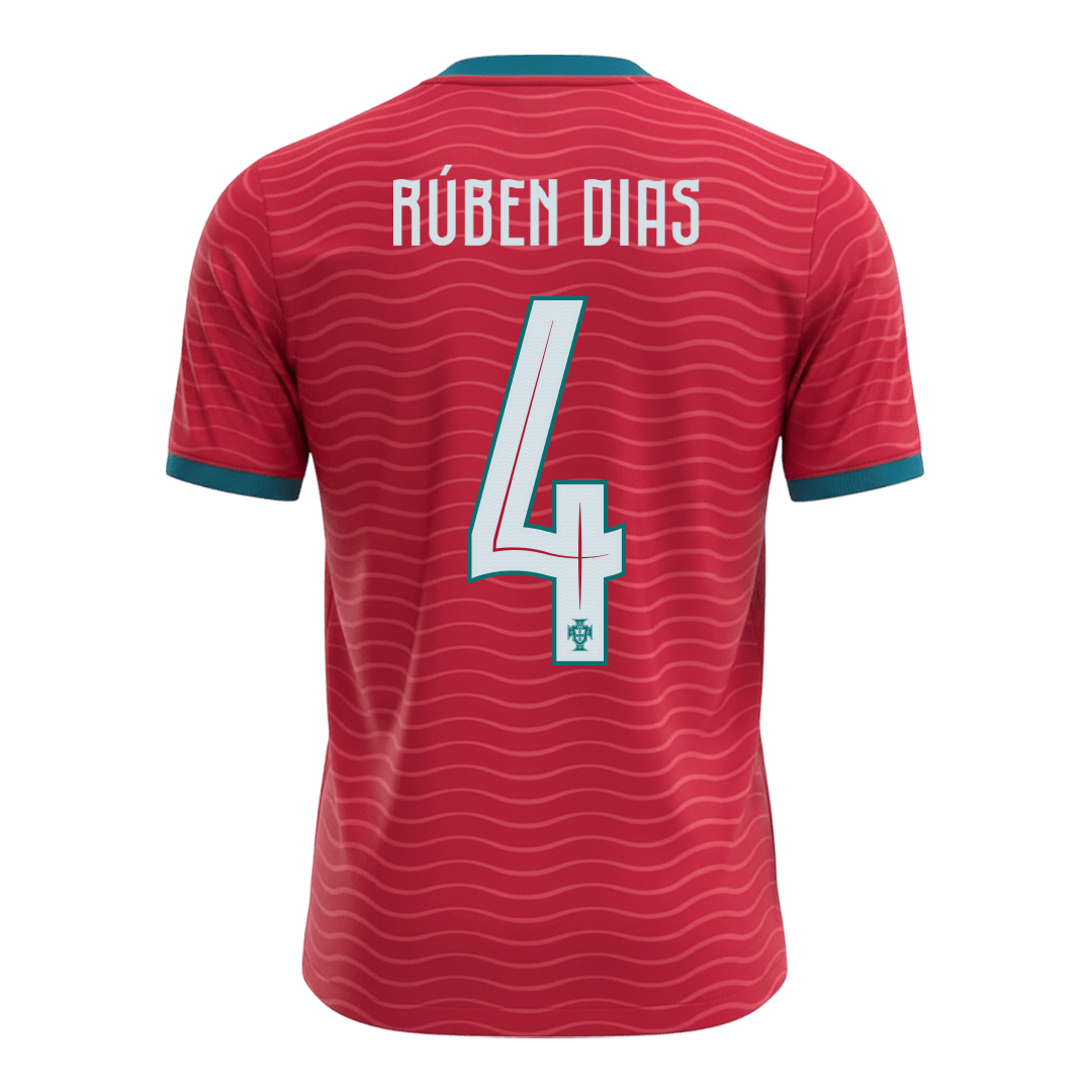 RÚBEN DIAS #4 Heren Portugal Thuis Voetbalshirt WK Voetbal 2026 - extra
