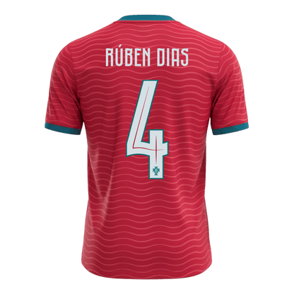 RÚBEN DIAS #4 Heren Portugal Thuis Voetbalshirt WK Voetbal 2026 - extra