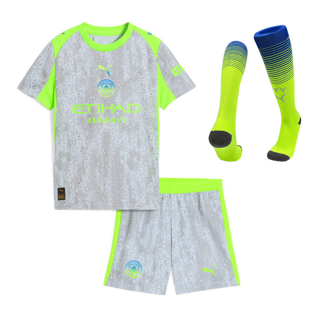 Kinder Manchester City Derde Tenue 2025/26 football shirt
