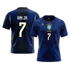 VINI JR. #7 Heren Brazilië uitshirt WK Voetbal 2026