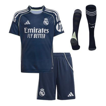 Kinder Real Madrid Uit Tenue 2025/26 football shirt
