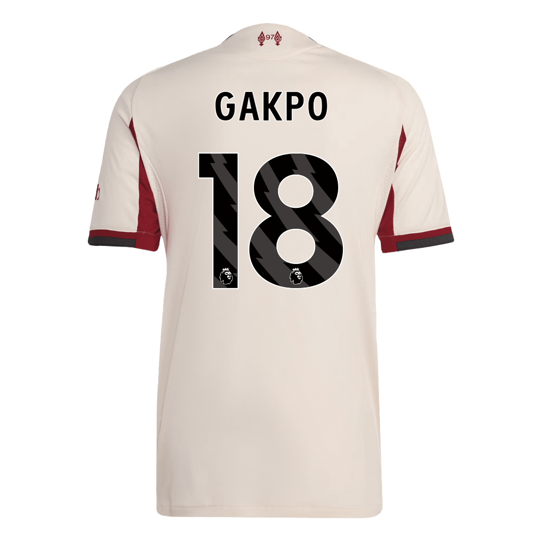 GAKPO #18 Liverpool Uit Spelersversie Voetbalshirt 2025/26 - Slim Fit - foto 10