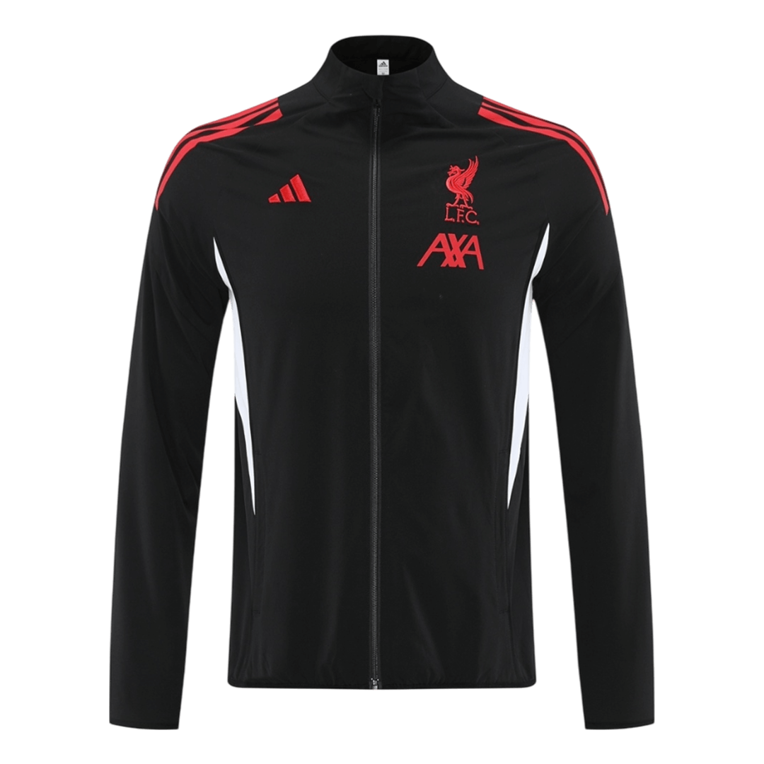 Liverpool Windjack 2025/26 Black football shirt
