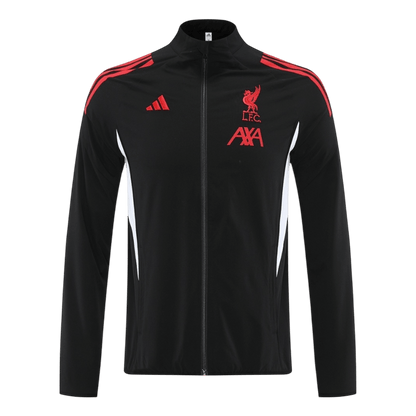 Liverpool Windjack 2025/26 Black football shirt