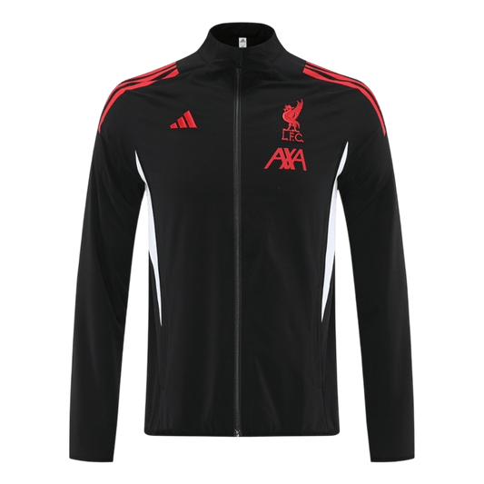 Liverpool Windjack 2025/26 Black football shirt