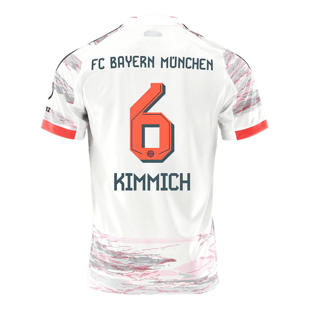 KIMMICH #6 Heren Bayern Munich Uit Voetbalshirt 2025/26 - detail